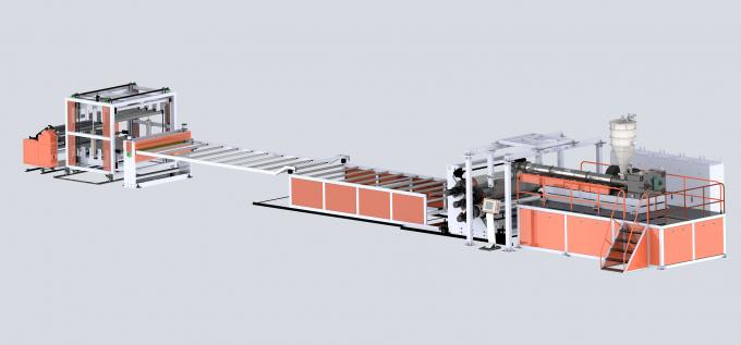 1220mm Pvc Sheet Machine Transparent Rigid Sheet Extrusion Line Plant 0