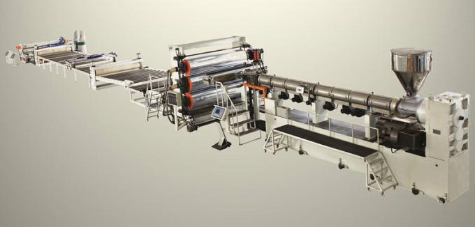 POM PE PP PA PPS PEEK CA Board Extrusion Line Process Single Screw 2 - 20mm Thickness 0
