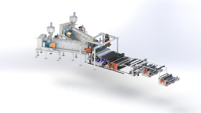 EVA Solar Film Production Line With Whole Material Mixing System 0