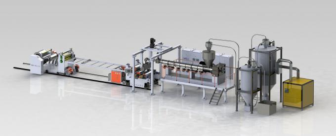 PET Blister Sheet Production Line PET Thermoforming Sheet Extrusion Machine Single Screw 0
