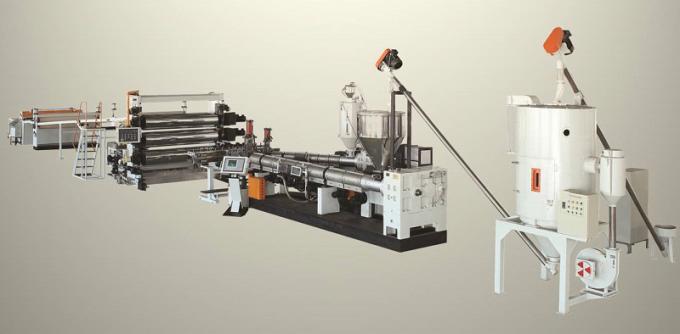 Single Screw Decking Board Extrusion Line For 8mm WPC Wood Plastic Composite Profile 0